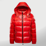 Elegant Cozy Fleece Puffer Jacket for Women