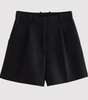 High-Waisted Pleated Shorts for Women