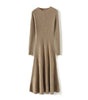 Wool Dress with Long Sleeves for Women