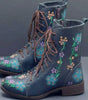 Retro Embroidered Boots for Women