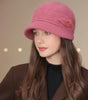 Warm Knitted Cloche Hat for Women