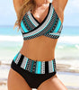 High-Waisted Printed Bikini for Women