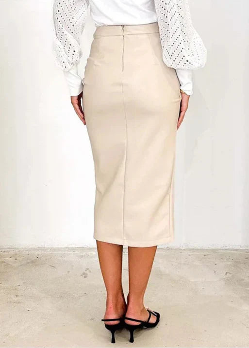 Faux Leather Skirt for Women