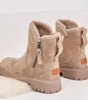 Winter Lined Suede Ankle Boots for Women