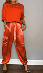 Flowy pants set for women