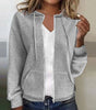 Zipped Hooded Jacket for Women