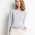 Fitted Wool Sweater for Women