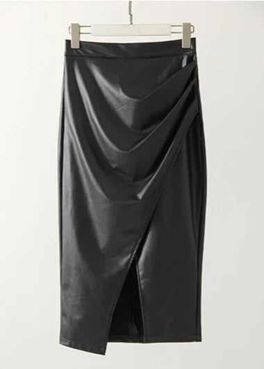 Faux Leather Skirt for Women