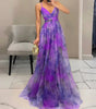 Long strappy dress for women