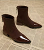 Pointed Suede Heel Boot for Women