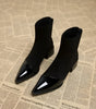 Pointed Suede Heel Boot for Women