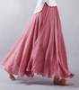 Long Linen Skirt A-Line Cut for Women | Ideal for Summer