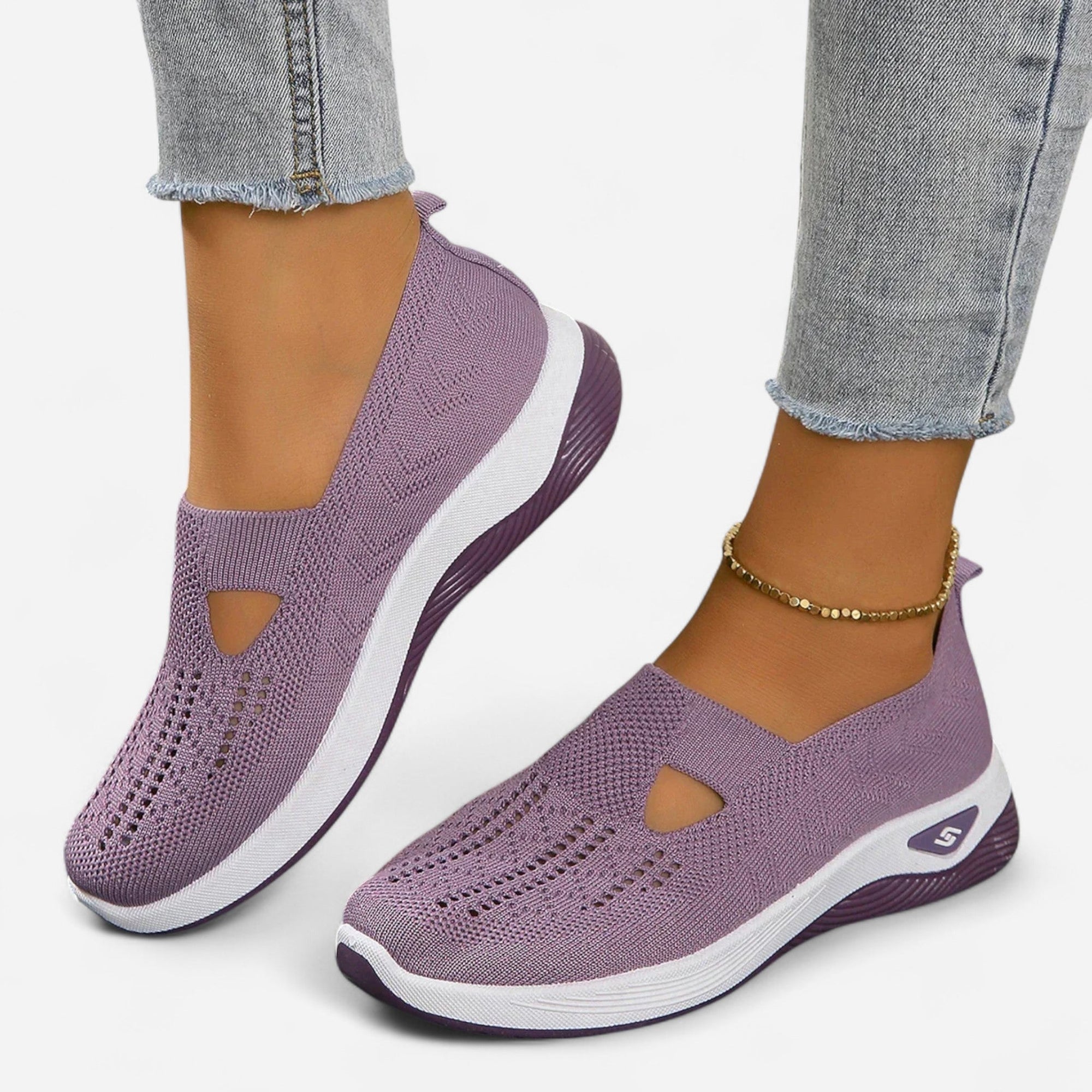 Mesh Slip-On Shoes for Women