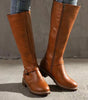 Elegant Leather Orthopedic Boots for Women