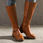 Elegant Leather Orthopedic Boots for Women