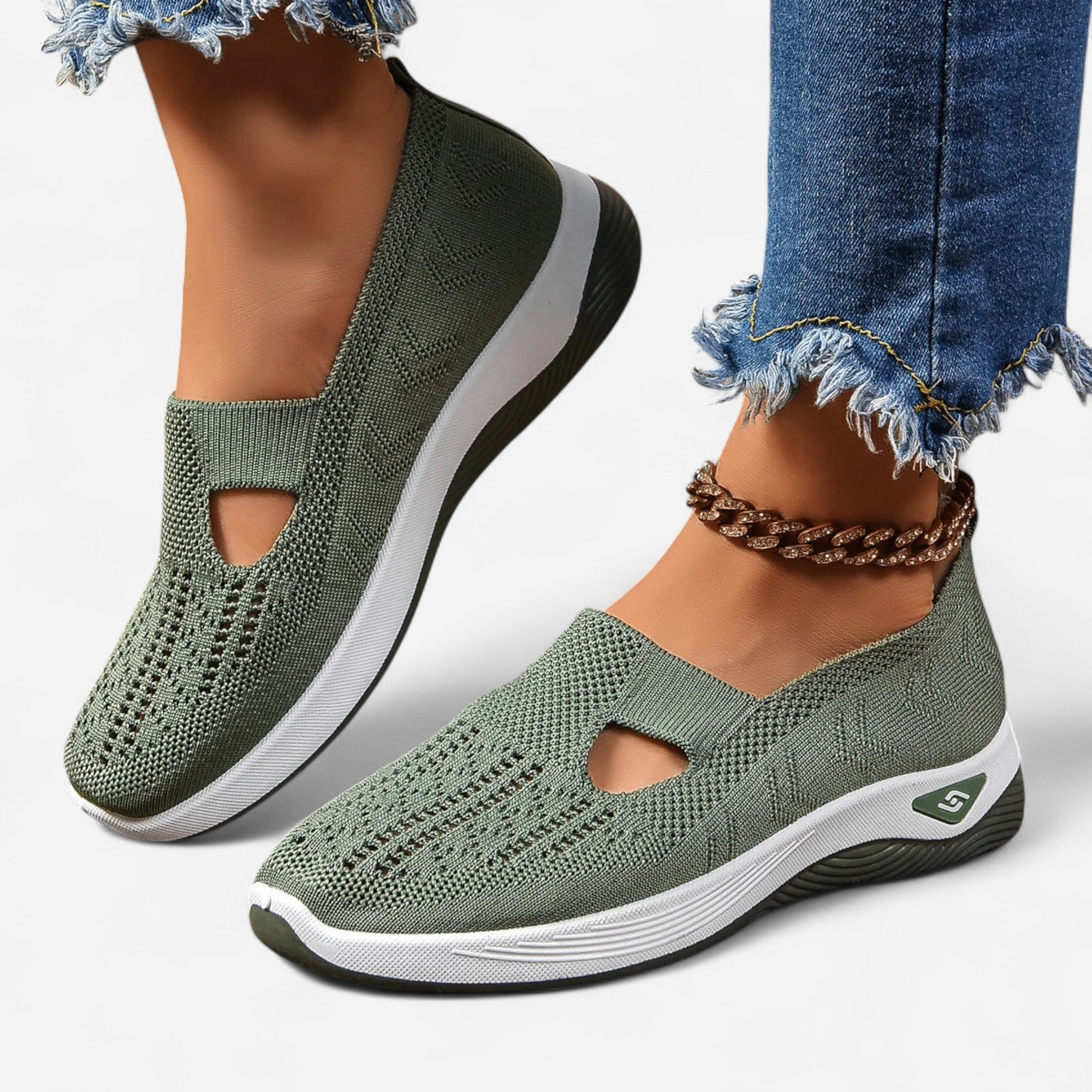 Mesh Slip-On Shoes for Women