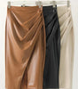 Faux Leather Skirt for Women
