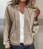 Zipped Hooded Jacket for Women