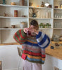 Multicolored Striped Sweater for Women