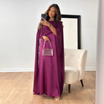 Elegant Long Satin Dress for Women
