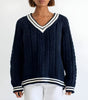 Women's Oversized Twisted Pattern Pullover