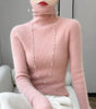 Wool Turtleneck Sweater for Women