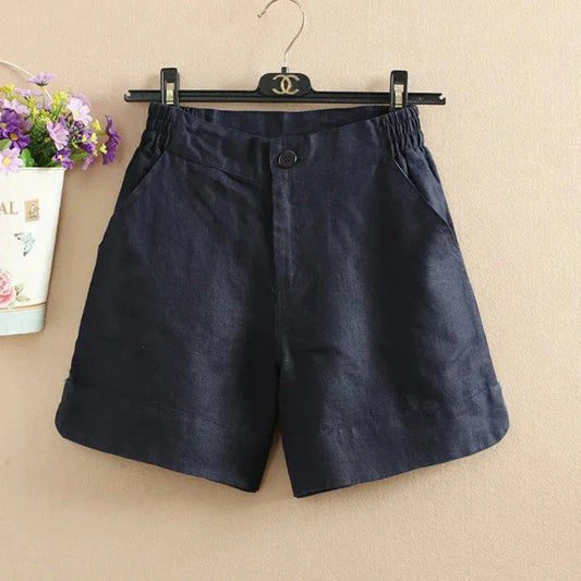 Short Loose in Breathable Linen for Women