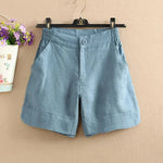 Short Loose in Breathable Linen for Women