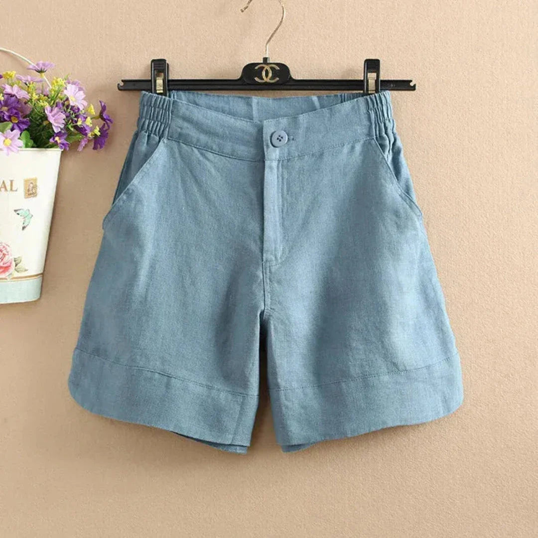 Short Loose in Breathable Linen for Women