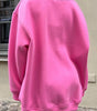 Oversized Fleece Crew Neck Sweatshirt for Women