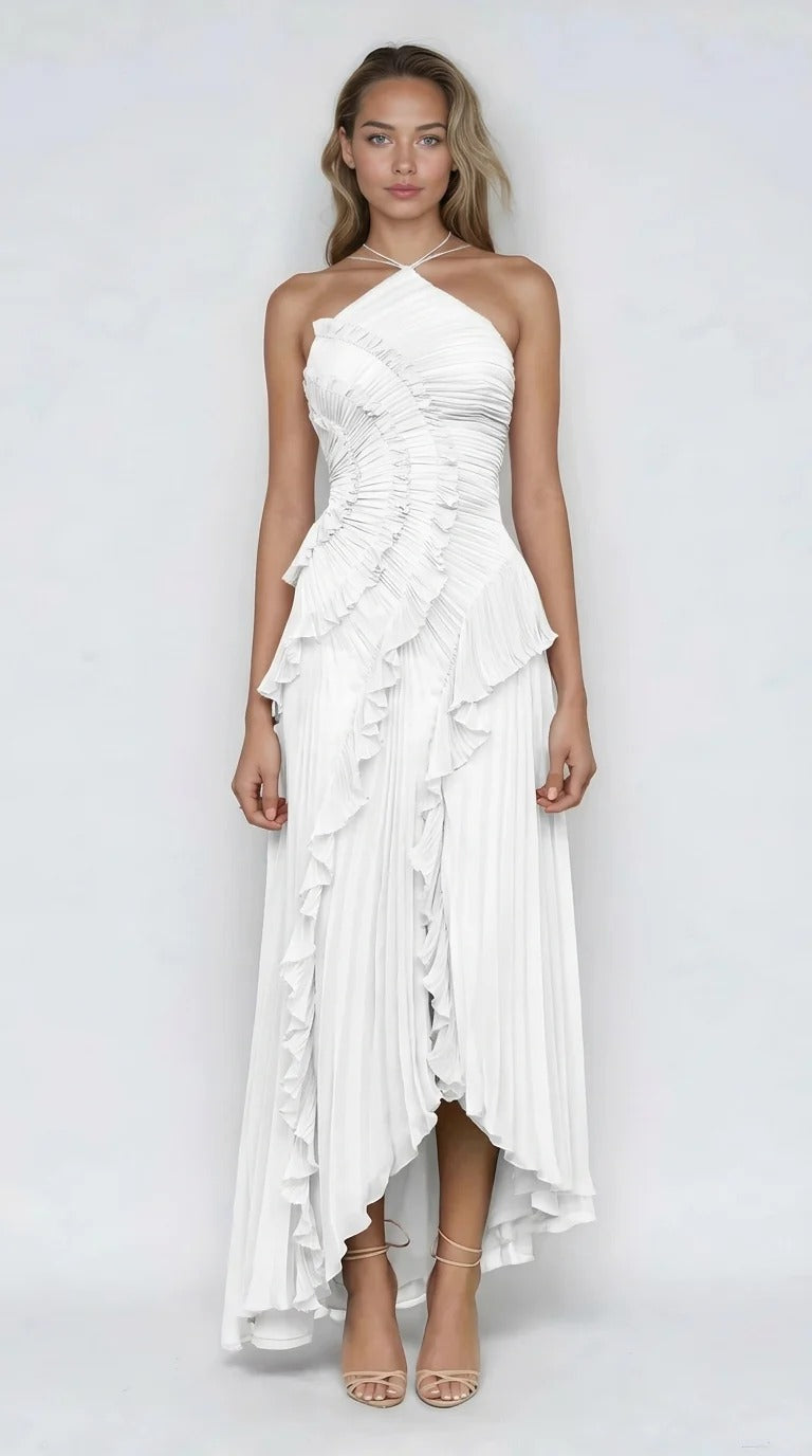 Midi Ruffle Dress for Women | Perfect for Special Events
