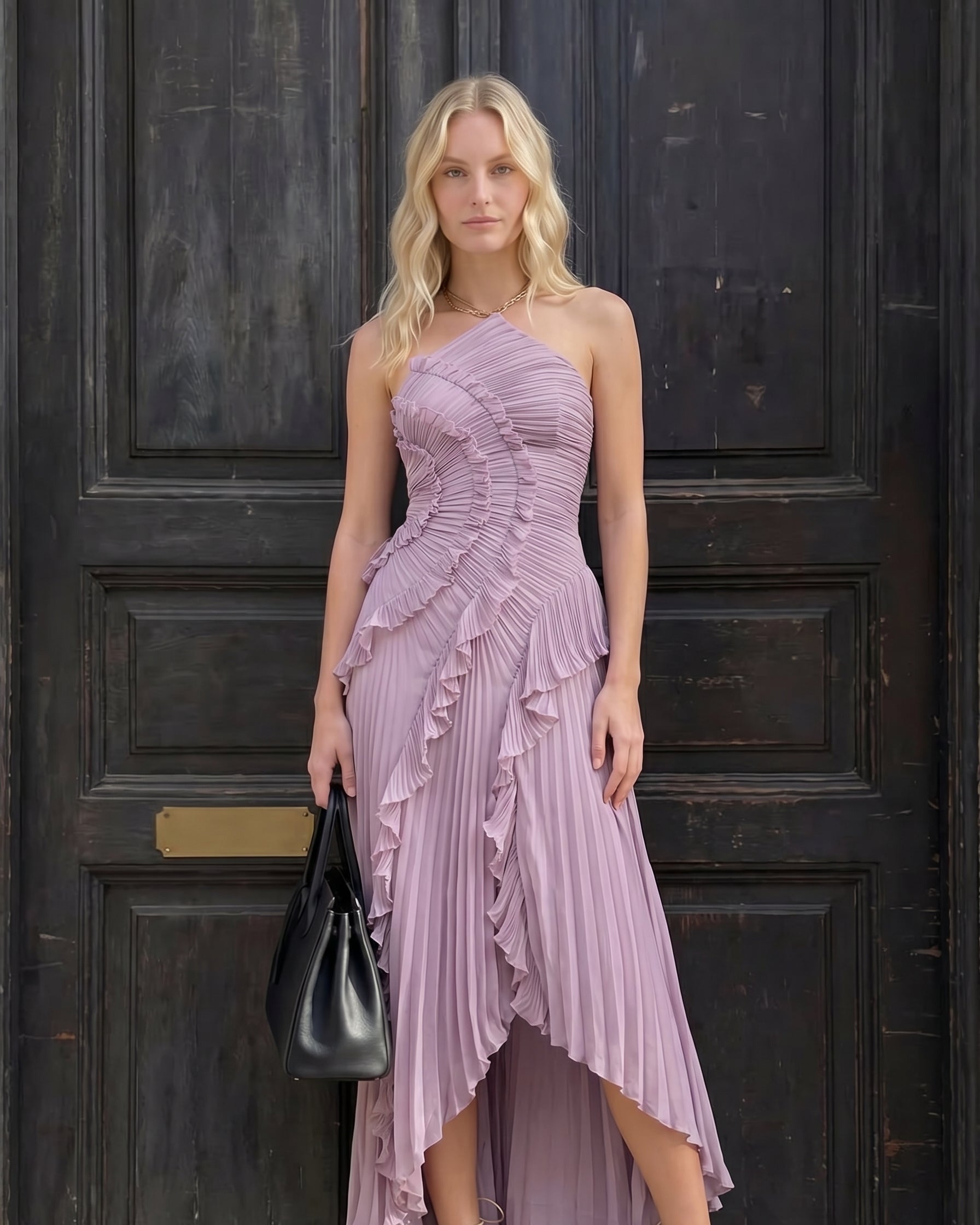 Midi Ruffle Dress for Women | Perfect for Special Events