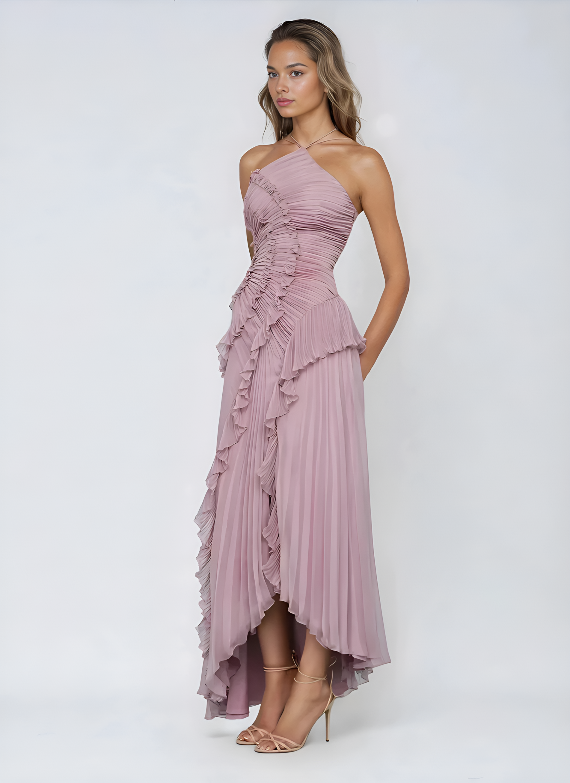 Midi Ruffle Dress for Women | Perfect for Special Events
