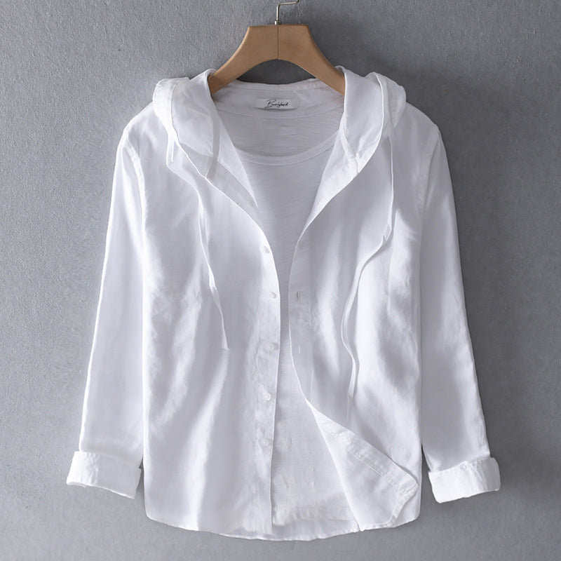 Lightweight linen blouse for women