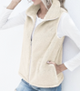 Women's Zip-Up Sleeveless Fleece Vest