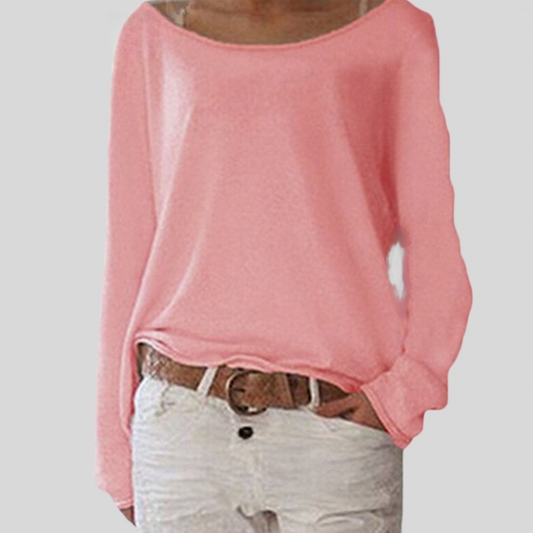 Elegant Round Neck Pull for Women