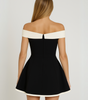 Mini Dress with Contrasting Straps for Women