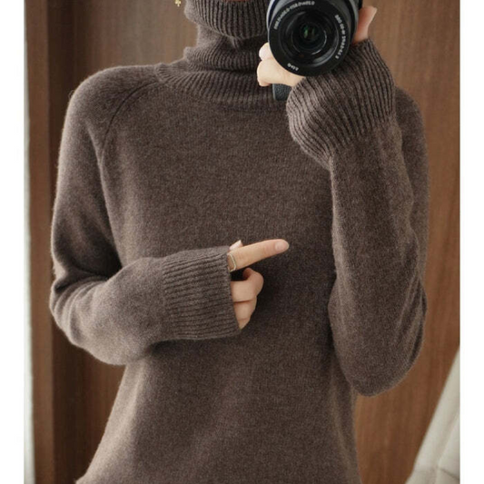 Elegant Turtleneck Sweater for Women