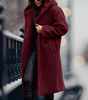 Long Alpaca Wool Coat for Women