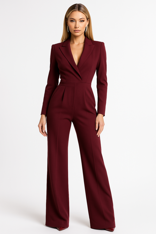 Women's long-sleeve jumpsuit