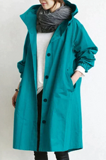 Oversized Long Hooded Coat for Women