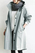 Oversized Long Hooded Coat for Women