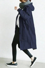 Oversized Long Hooded Coat for Women