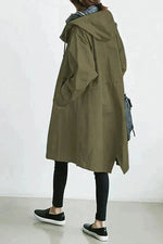 Oversized Long Hooded Coat for Women