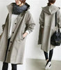 Oversized Long Hooded Coat for Women