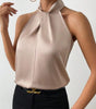 Top Satin Sleeveless with Knot for Women | Perfect for Going Out