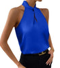 Top Satin Sleeveless with Knot for Women | Perfect for Going Out