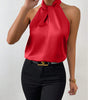 Top Satin Sleeveless with Knot for Women | Perfect for Going Out