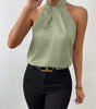 Top Satin Sleeveless with Knot for Women | Perfect for Going Out