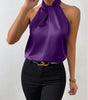 Top Satin Sleeveless with Knot for Women | Perfect for Going Out